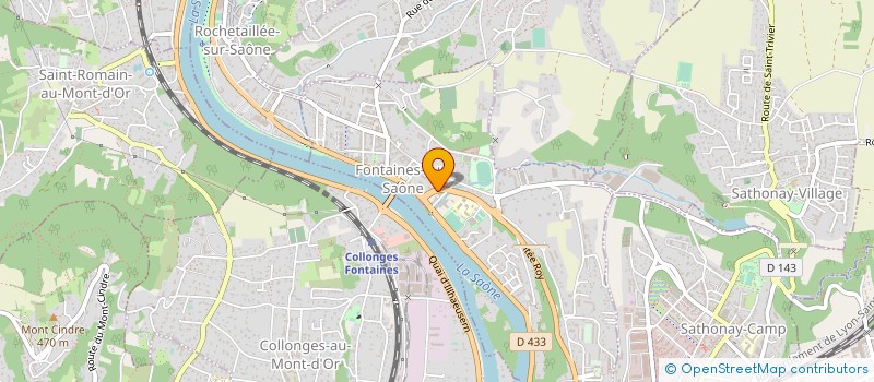 localisation de l'entreprise SADIA AUTOMOBILES  FONTAINES-SUR-SAONE