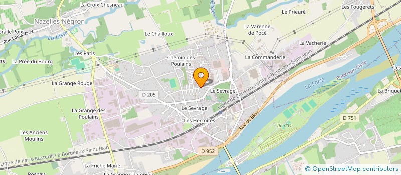 localisation de l'entreprise SADIAC à NAZELLES-NEGRON