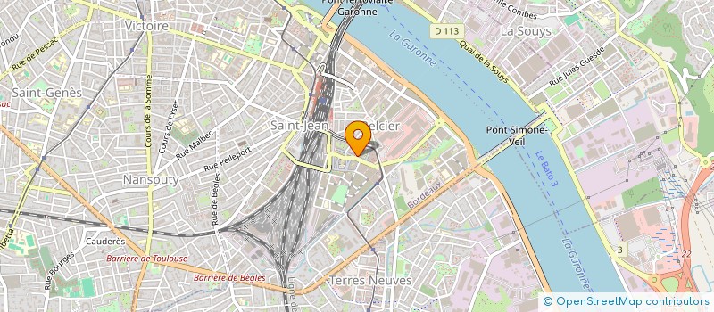 localisation de l'entreprise SADIE PROPRETE 33  BORDEAUX