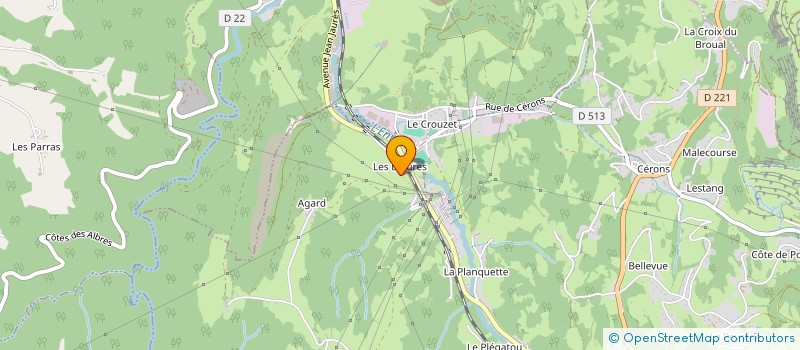 localisation de l'entreprise SADIEZ TECHNOLOGIES  AUBIN