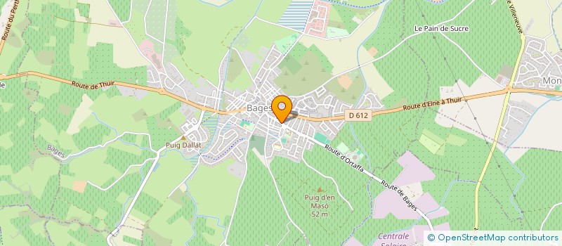 localisation de l'entreprise SADIFUZ  BAGES