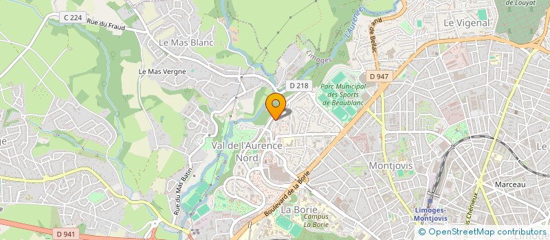 localisation de l'entreprise SADIK à LIMOGES
