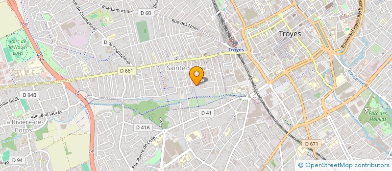 localisation de l'entreprise SADILA  SAINTE-SAVINE