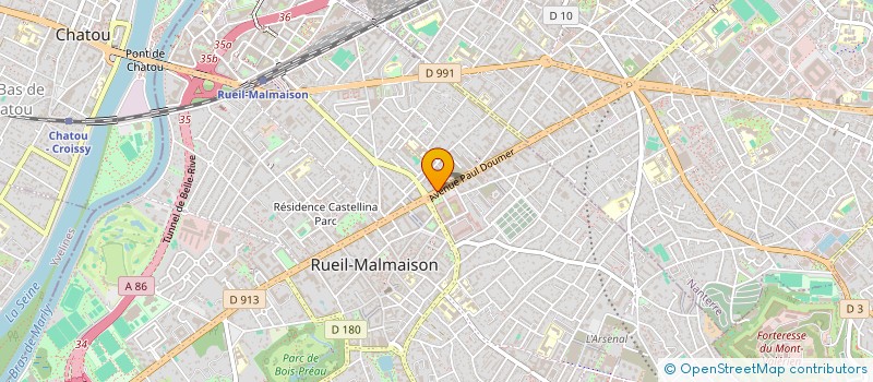 localisation de l'entreprise SADIM à RUEIL-MALMAISON