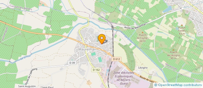 localisation de l'entreprise SADIM  MAUREILHAN