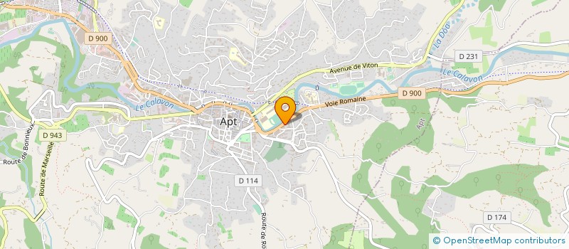 localisation de l'entreprise SADIMA à APT