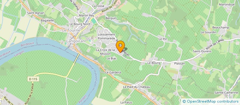 localisation de l'entreprise SADIPIERRE  LANGOIRAN