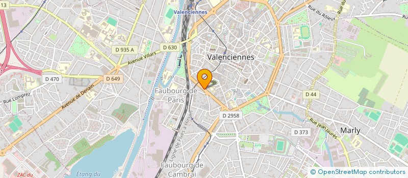 localisation de l'entreprise SADIS à VALENCIENNES