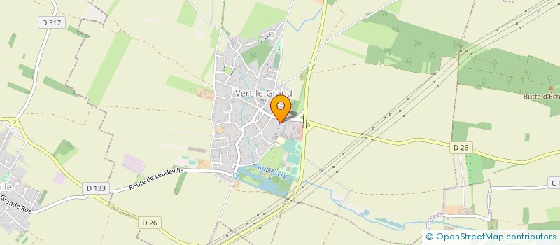 localisation de l'entreprise SADITEC à VERT-LE-GRAND