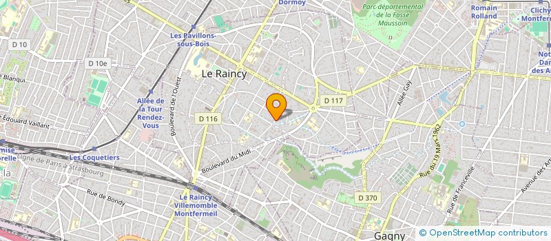 localisation de l'entreprise SADJ CONSULTING à LE RAINCY