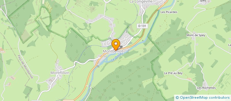 localisation de l'entreprise SADJE  MONTBENOIT