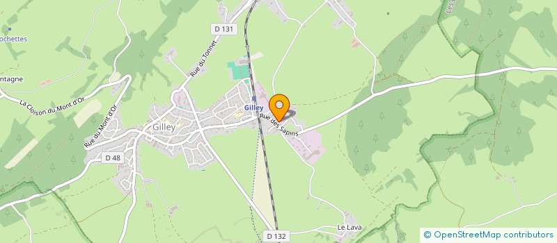 localisation de l'entreprise SADJET PROMOTION  GILLEY