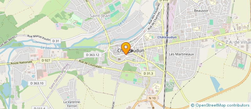 localisation de l'entreprise SADL IMMO à CHATEAUDUN