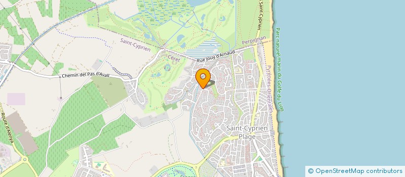 localisation de l'entreprise SADL66  SAINT-CYPRIEN