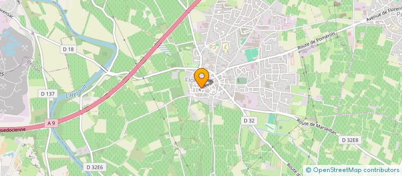 localisation de l'entreprise SADM  FLORENSAC