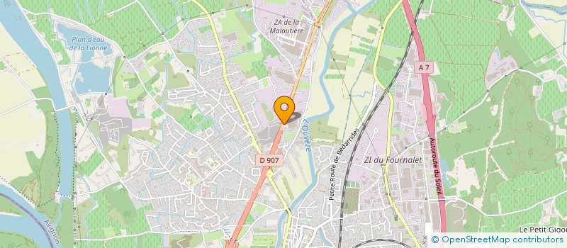 localisation de l'entreprise SADO  SORGUES