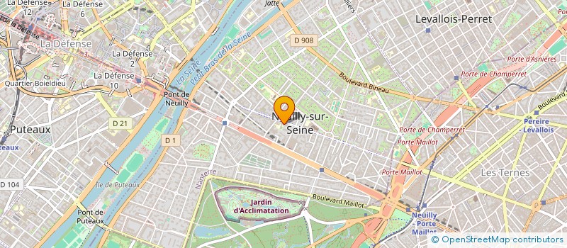 localisation de l'entreprise SADONE GESTION à NEUILLY-SUR-SEINE