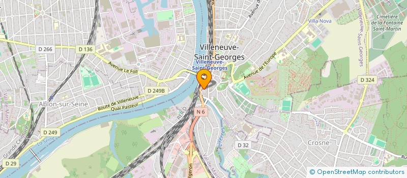 localisation de l'entreprise SADORGE EURL  SUCY-EN-BRIE