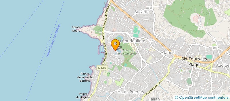 localisation de l'entreprise SADORGE REMY ET JACQUELINE  SIX-FOURS-LES-PLAGES