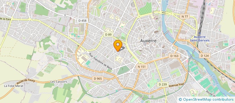 localisation de l'entreprise SADOUDI à AUXERRE