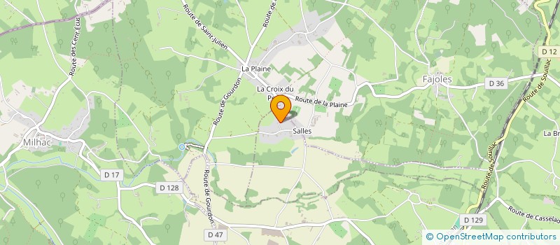 localisation de l'entreprise SADOVET SA  GOURDON