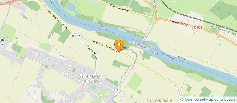 localisation de l'entreprise SADP SOCIETE D'AIDE A LA PERSONNE à SAINT-MARTIN-SUR-OCRE