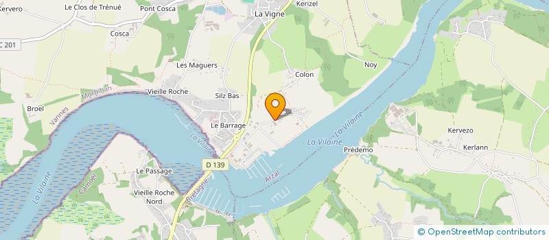 localisation de l'entreprise SADRIN INDIVISION  ARZAL