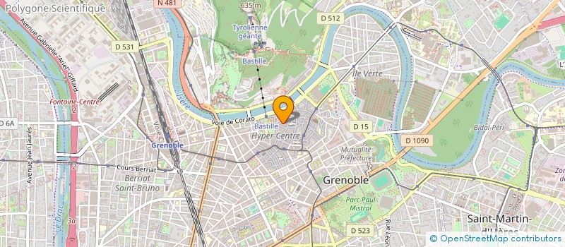 localisation de l'entreprise SADRINA à GRENOBLE