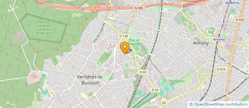 localisation de l'entreprise SADRISSE  VERRIERES-LE-BUISSON