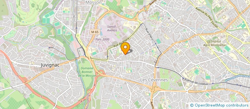 localisation de l'entreprise SADRIVER à MONTPELLIER