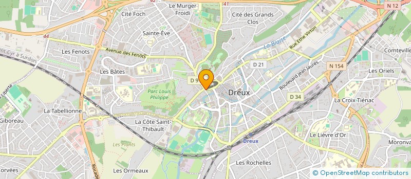 localisation de l'entreprise SADS - AUXI'LIFE 03 à DREUX