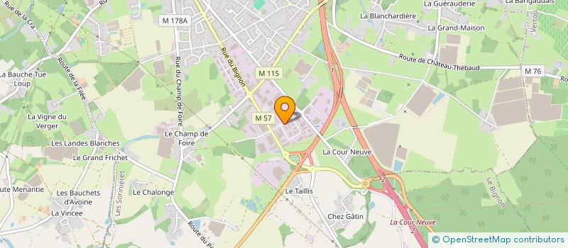 localisation de l'entreprise SADY HOLDING  LES SORINIERES