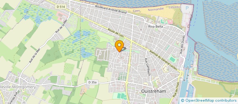 localisation de l'entreprise SADY RENOV à OUISTREHAM