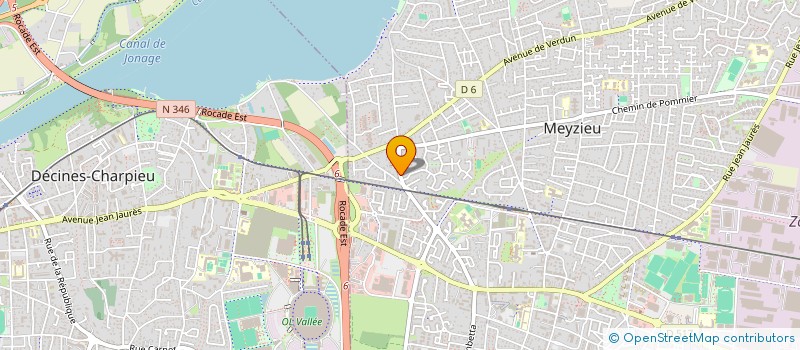 localisation de l'entreprise SADYS-BIGUENET  MEYZIEU