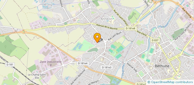 localisation de l'entreprise SAE  ANNEZIN