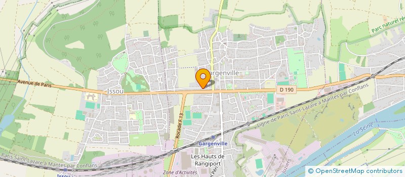 localisation de l'entreprise SAE  GARGENVILLE
