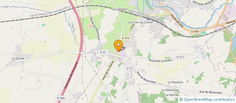 localisation de l'entreprise SAE DES ETABLISSEMENTS LEFEVRE à VILLEDIEU-LES-POELES-ROUFFIGNY