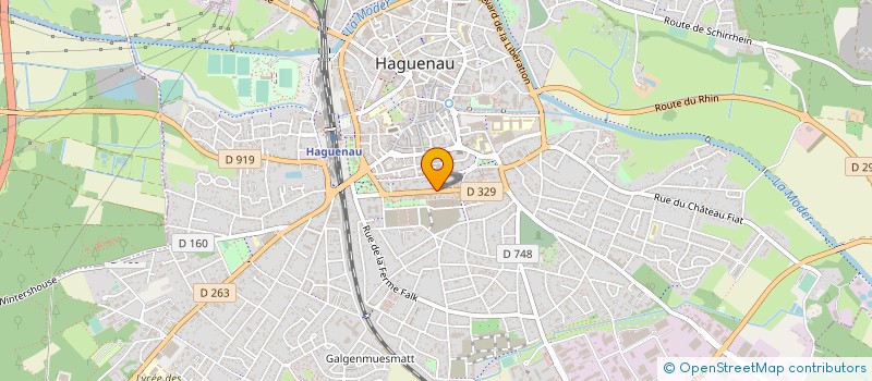 localisation de l'entreprise SAEB SOC ALSA EXPL BRASSERIES à HAGUENAU