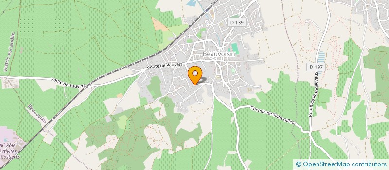 localisation de l'entreprise SAEBA CORP  BEAUVOISIN