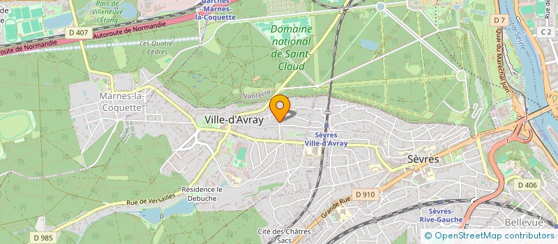 localisation de l'entreprise SAEC CONSTRUCTION à VILLE-D'AVRAY