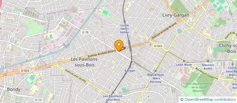 localisation de l'entreprise SAEJ 95 à LES PAVILLONS-SOUS-BOIS