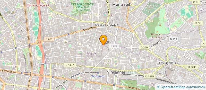 localisation de l'entreprise SAEL à MONTREUIL