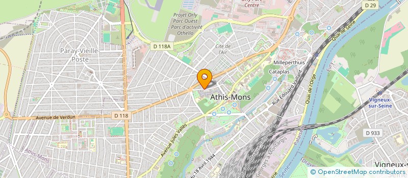 localisation de l'entreprise SAEL à ATHIS-MONS