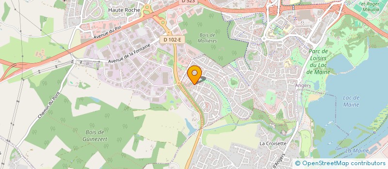 localisation de l'entreprise SAEL à ANGERS