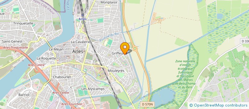 localisation de l'entreprise SAELEC 13 à ARLES