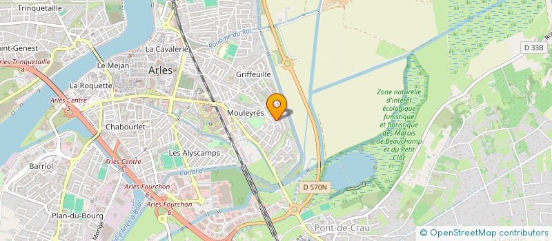 localisation de l'entreprise SAELEC à ARLES