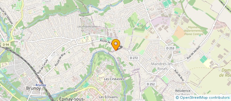 localisation de l'entreprise SAELEC à BRUNOY