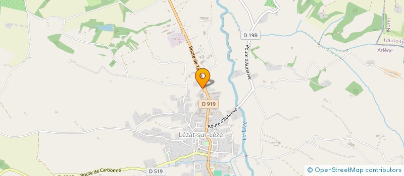 localisation de l'entreprise SAELI à LEZAT-SUR-LEZE