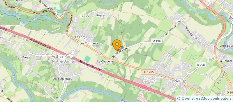 localisation de l'entreprise SAELIA  ARTHAZ-PONT-NOTRE-DAME