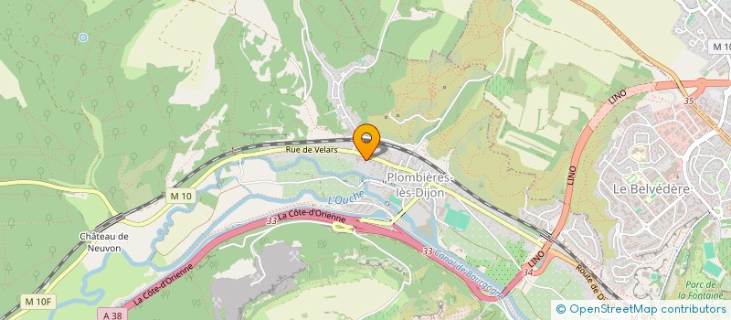 localisation de l'entreprise SAELIX  PLOMBIERES-LES-DIJON